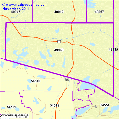 map of 49969