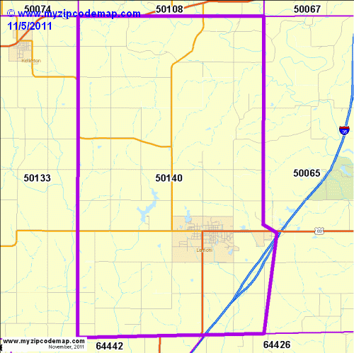 map of 50140