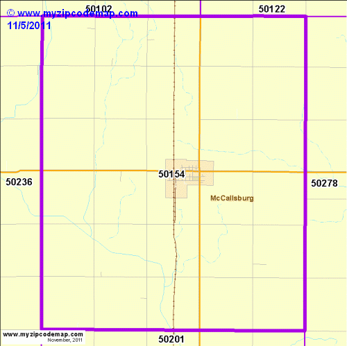 map of 50154