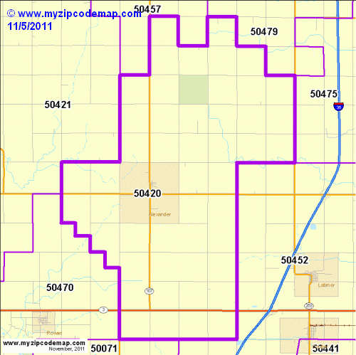 map of 50420