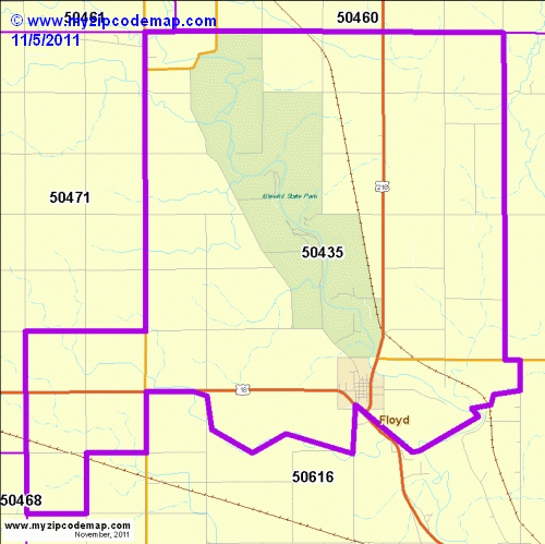 map of 50435