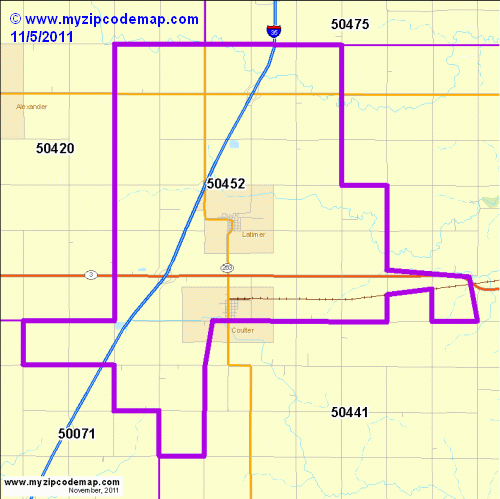 map of 50452
