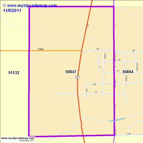 map of 50847