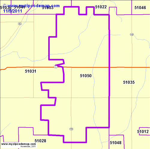 map of 51050