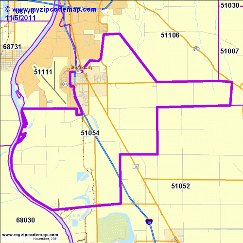 map of 51054