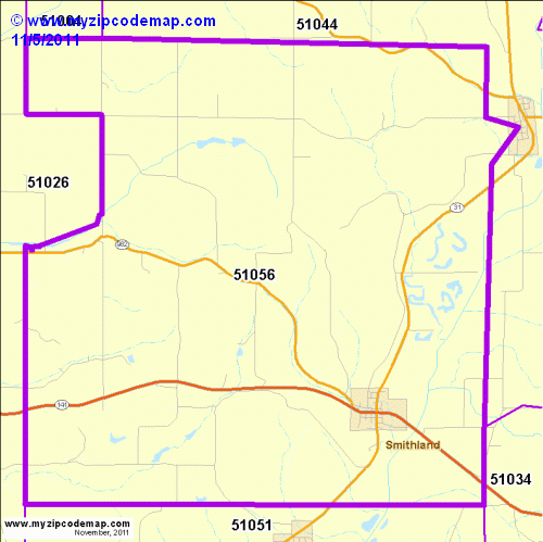 map of 51056