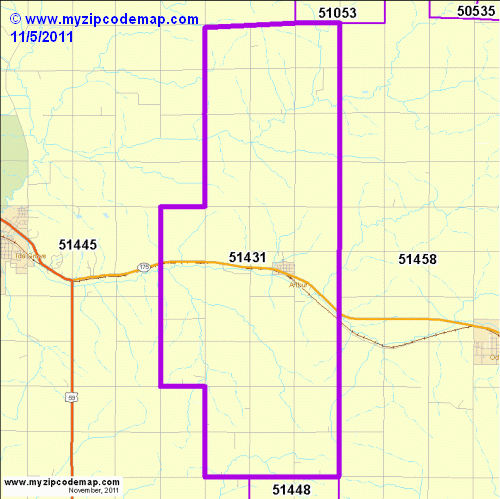 map of 51431