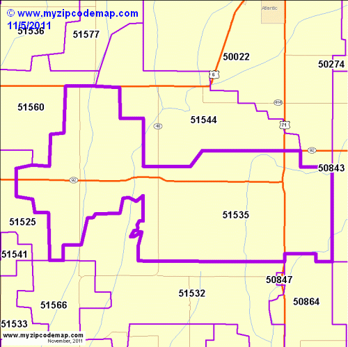 map of 51535