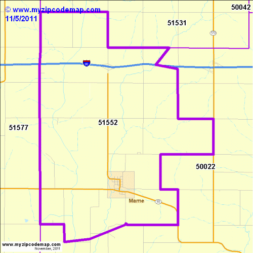 map of 51552