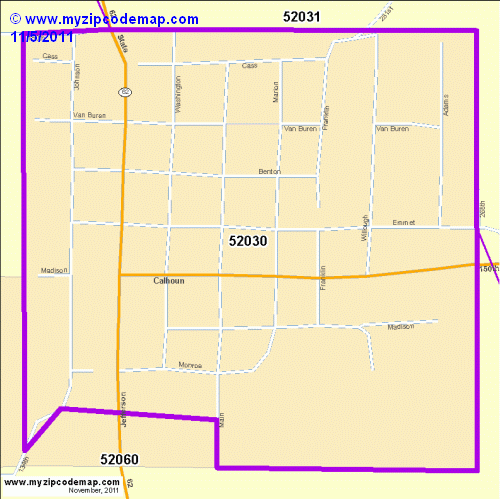 map of 52030