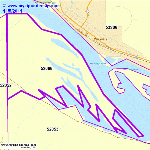 map of 52066