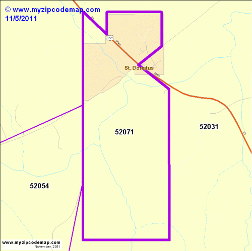 map of 52071
