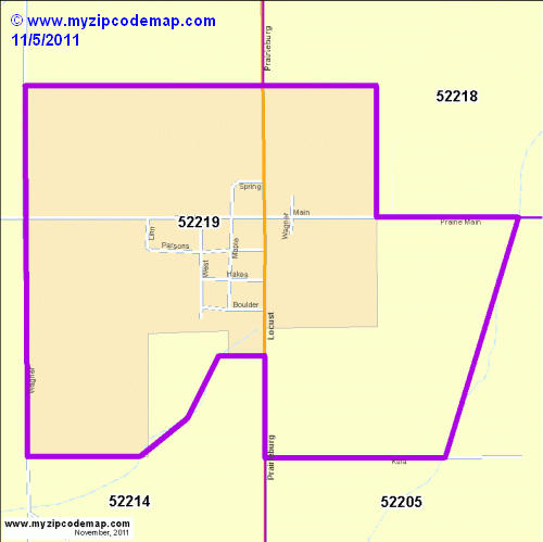 map of 52219