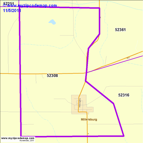 map of 52308
