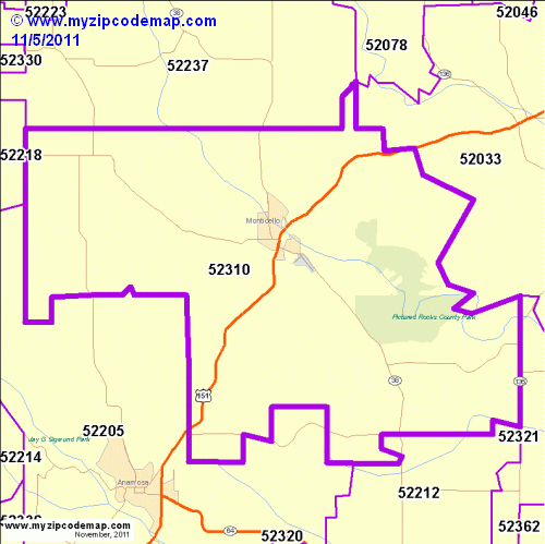 map of 52310
