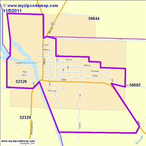 map of 52326