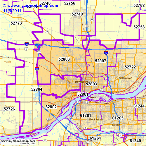Davenport Iowa Zip Code Map Sahara Map Gambaran