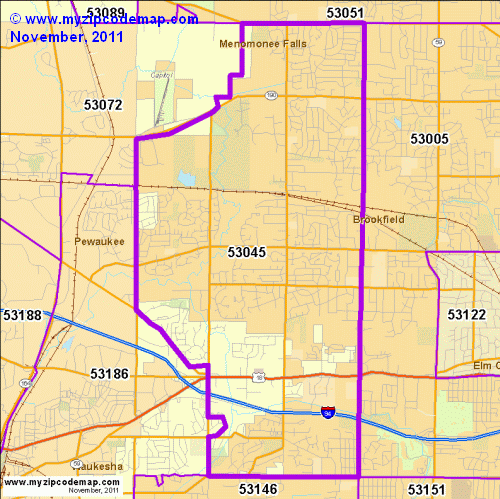 map of 53045