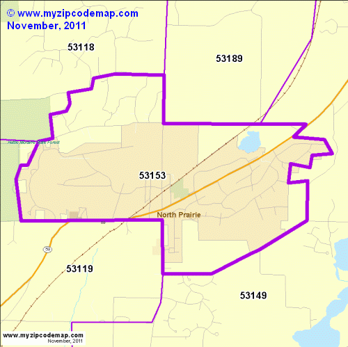 map of 53153