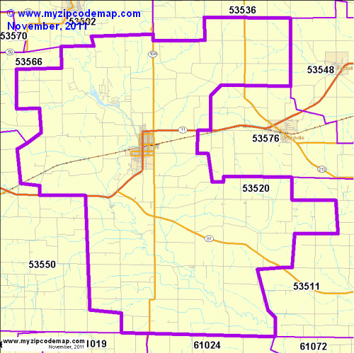 map of 53520