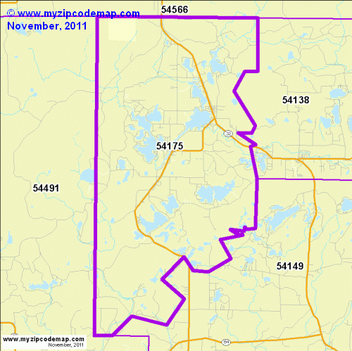 map of 54175