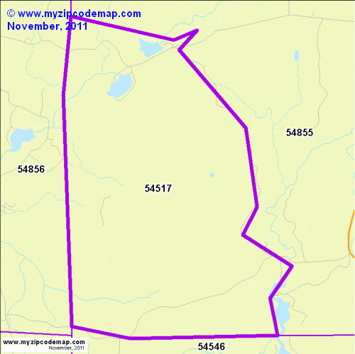 map of 54517