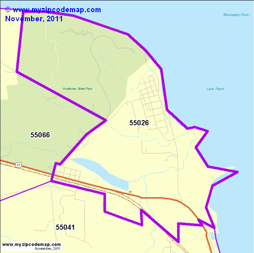 map of 55026