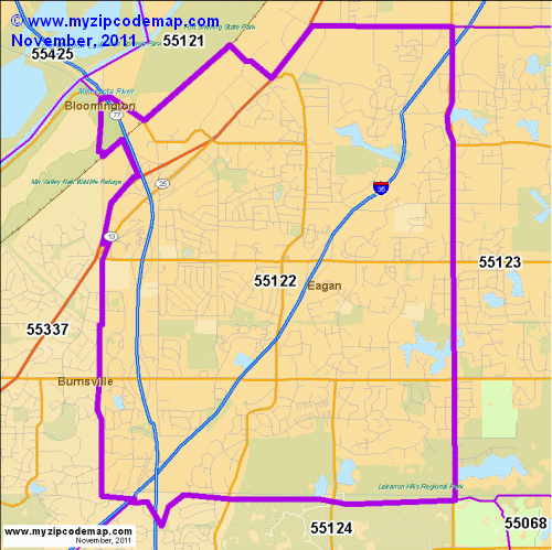 map of 55122