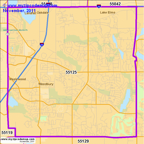 map of 55125