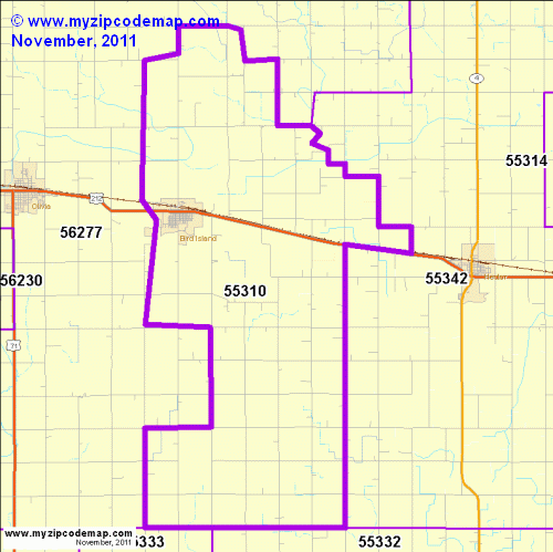 map of 55310