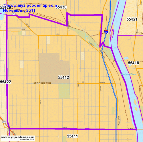 map of 55412