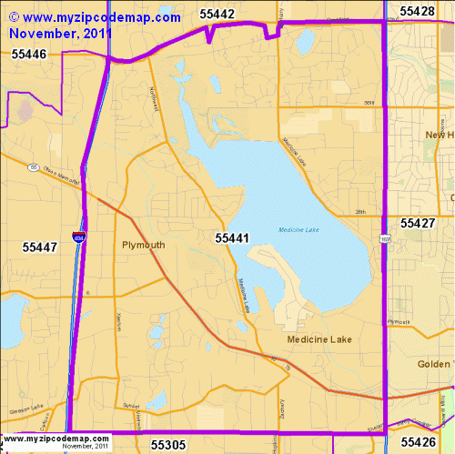 map of 55441