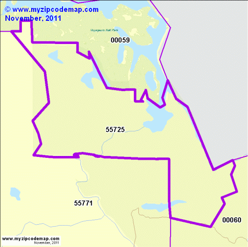 map of 55725