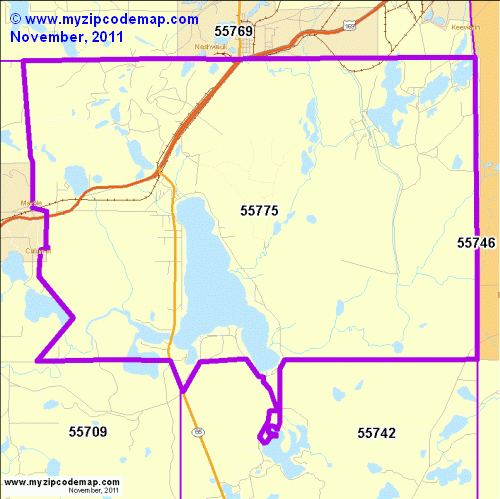 map of 55775