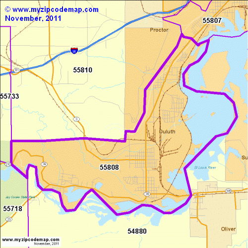 map of 55808
