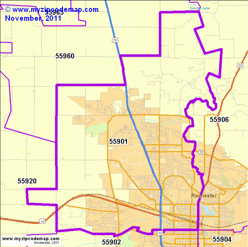 map of 55901