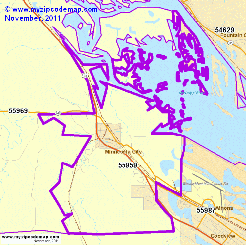 map of 55959