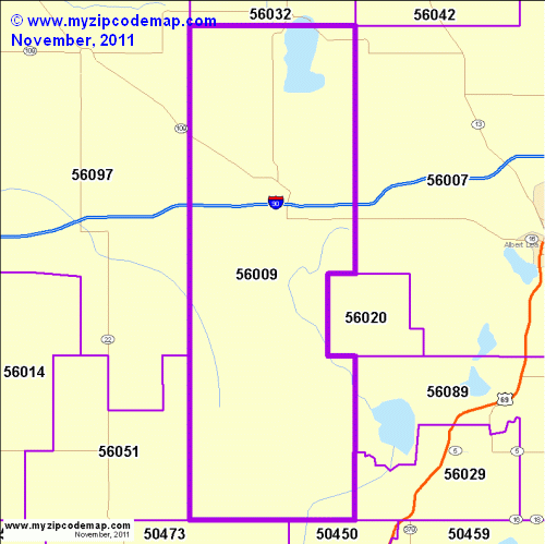 map of 56009