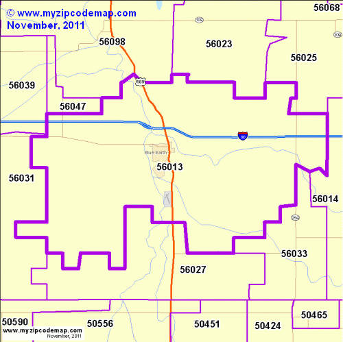 map of 56013