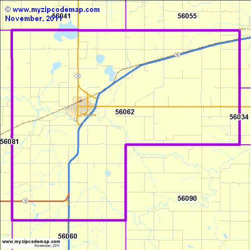 map of 56062