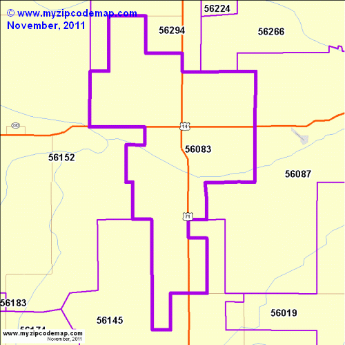 map of 56083