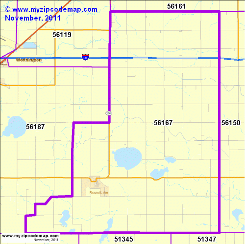 map of 56167
