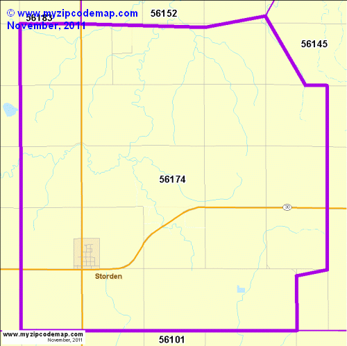 map of 56174