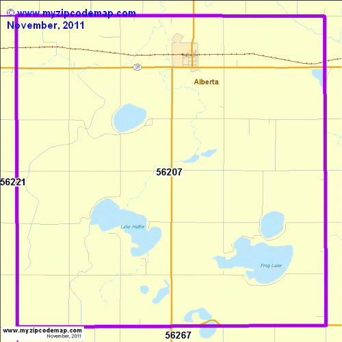 map of 56207