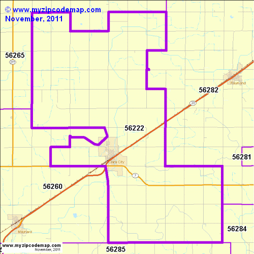 map of 56222