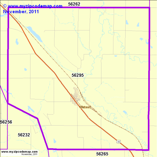 map of 56295