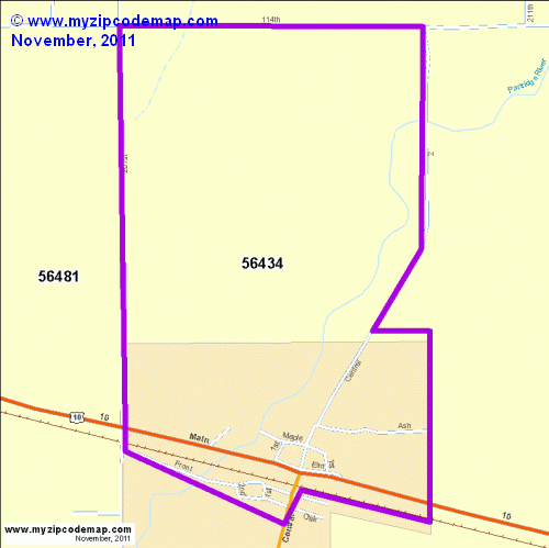 map of 56434