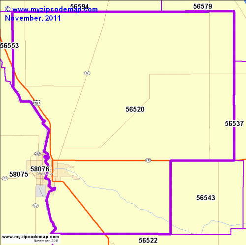 map of 56520