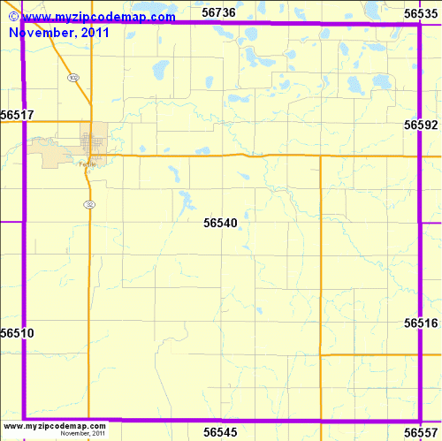 map of 56540