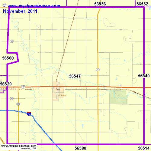 map of 56547
